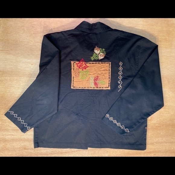 TANTRUMS brand Fall Appliqué Fall Harvest Jacket - Picture 3 of 5